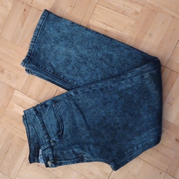 Diane Gilman Jens size 12 p blue black - Picture 1 of 6